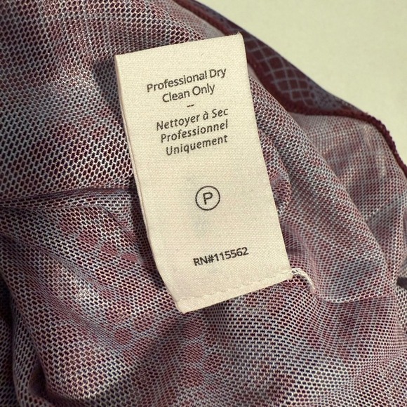 Cinq Sept Calla Lily Lilac Grey Mesh Turtleneck Top Size S MSRP 195 - Picture 10 of 11